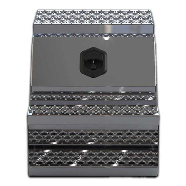 Smooth Aluminum Step Box 24 Inch
