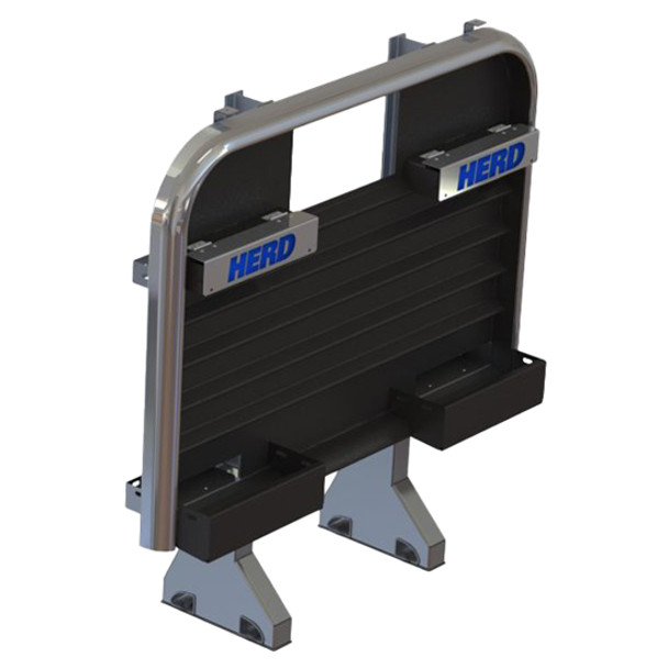 HERD 100 Series Cab Guard with Short Chain Tray & Window (75" x 80") HERD 100 Series Cab Guard with Short Chain Tray & Window (75" x 80")