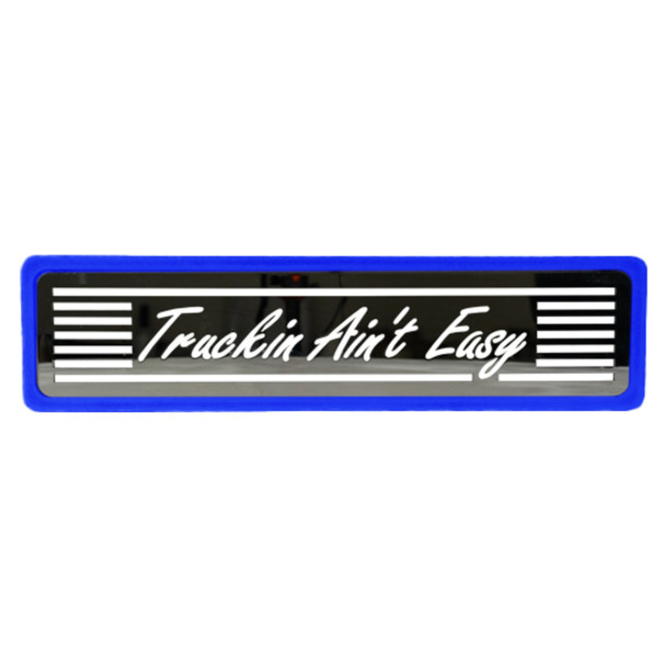 CSM Truckin Aint Easy Blue Step Plates 5 X 20 Inch CSM Truckin Aint Easy Blue Step Plates 5 X 20 Inch