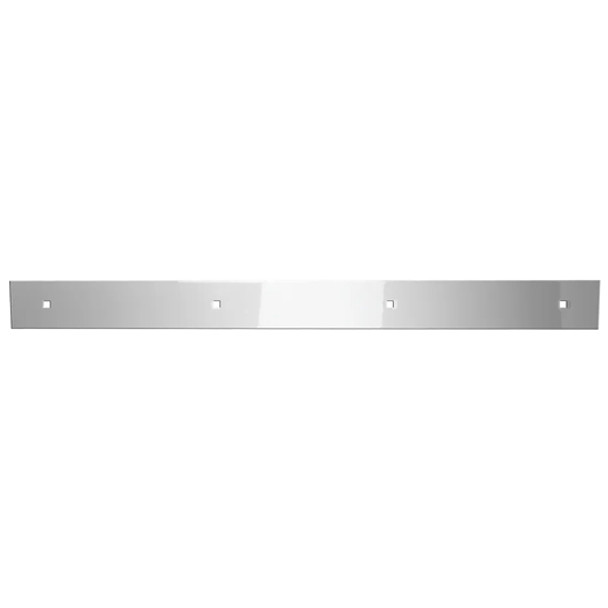 24 x 2-Inch Chrome Top Mud Flap Plates