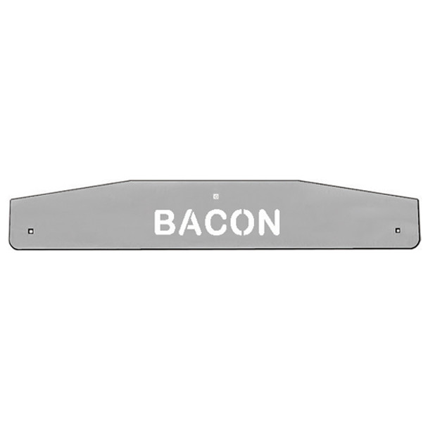 Stainless Steel “BACON” Cutout Mud Flap Weights Stainless Steel “BACON” Cutout Mud Flap Weights