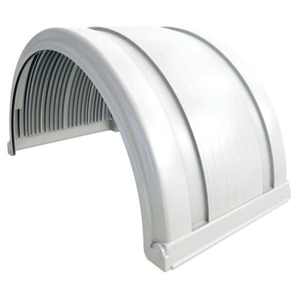 Single Round Polypropylene Fender - White Single Round Polypropylene Fender - White