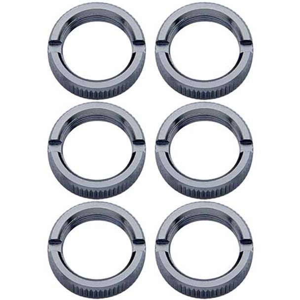 Chrome Toggle Switch Face Nut - Pack Of 6