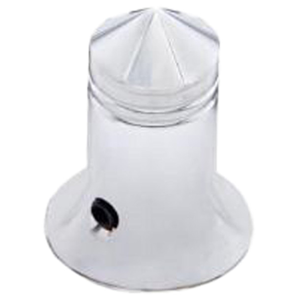 Chrome Aluminum Pointed CB Channel Knob Chrome Aluminum Pointed CB Channel Knob