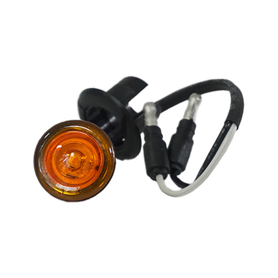 LED Reflector Mini Button Amber