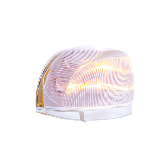 Dual Function Guide 682-C Headlight with Amber LED Turn Signal and Clear Lens
