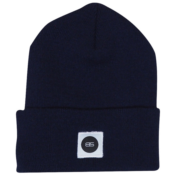 Big Strappers Tight Knit Beanie - Navy