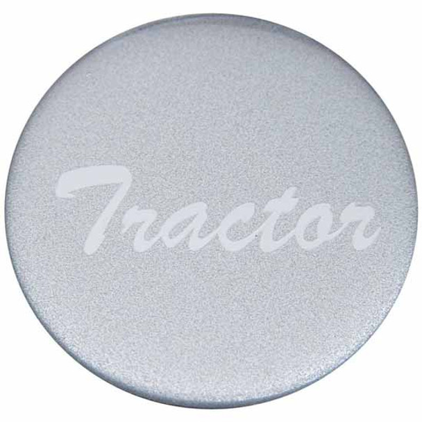 Tractor Silver Glossy Air Valve Knob Sticker
