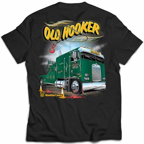 Big Rig Tee Old Hooker Short Sleeve T-Shirt - X-Large
