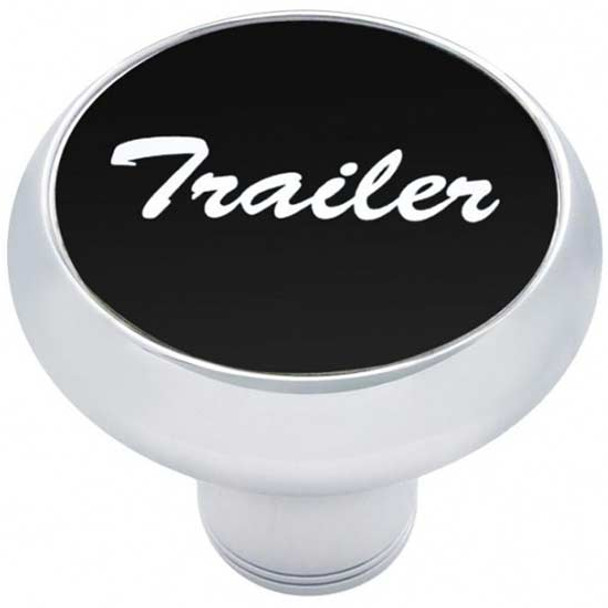 Chrome Air Valve Knob Black Trailer Aluminum Sticker