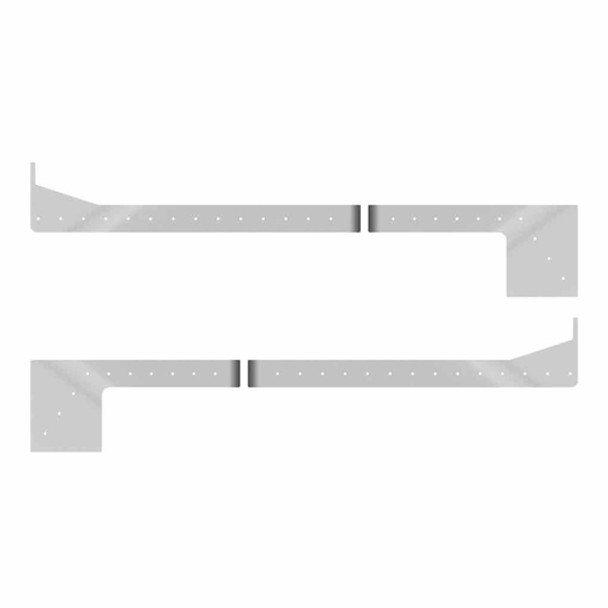 78 Inch Stainless Steel Southern Style Cowl, Cab, Sleeper & Ext. Panel Kit W/ 48- 3/4 Inch Light Holes For Peterbilt 378, 379 78 Inch Stainless Steel Southern Style Cowl, Cab, Sleeper & Ext. Panel Kit W/ 48- 3/4 Inch Light Holes For Peterbilt 378, 379