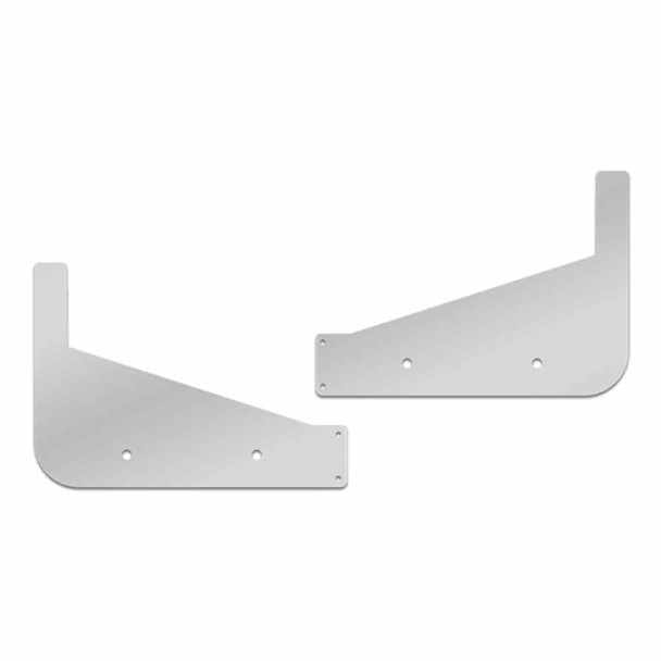 70 Inch Stainless Steel Sleeper Extension Panels W/ 4 Rnd 3/4 Inch Light Holes For Peterbilt 378, 379 SFA 70 Inch Stainless Steel Sleeper Extension Panels W/ 4 Rnd 3/4 Inch Light Holes For Peterbilt 378, 379 SFA