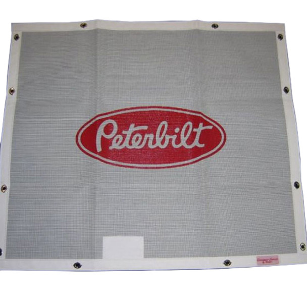 Peterbilt Logo Vinyl Bug Screen For Peterbilt 375, 377, 378, 379