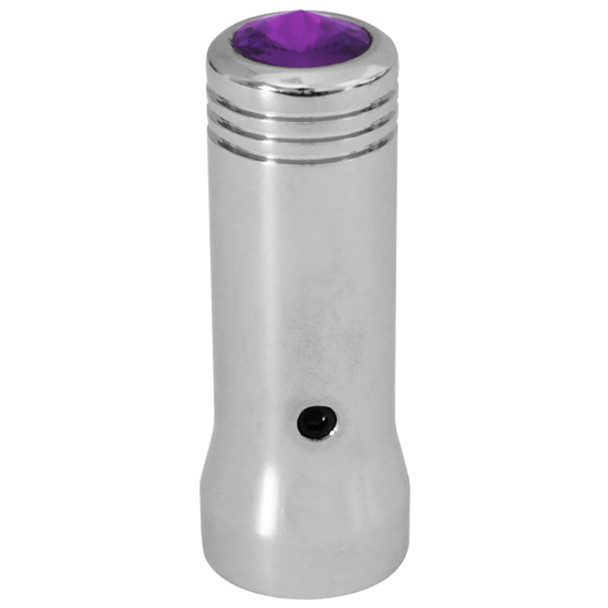 2.25 Chrome Aluminum Switch Extension W/ Purple Jewel For International