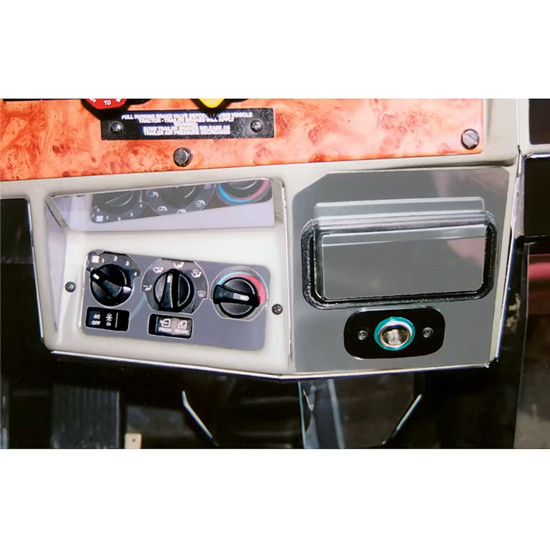 Stainless Steel AC/Heater Control Panel W/O Bunk Heat Switch For Peterbilt