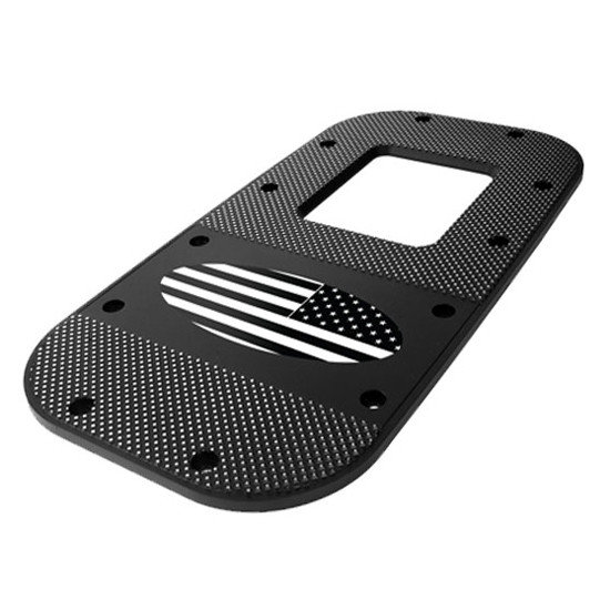 Aluminum Classic Diamond Billet Shifter Floor Cover For Peterbilt