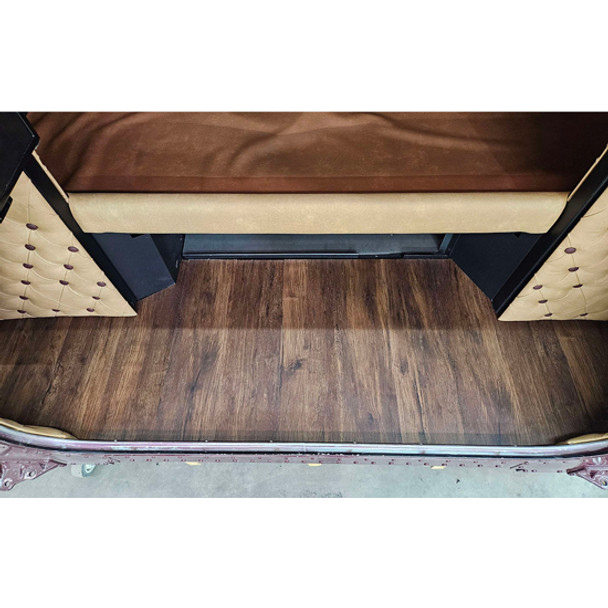 48 Inch Laminate Sleeper Floor W/O Subwoofer Cutout- Dark Brown Wood For Peterbilt 379 48 Inch Laminate Sleeper Floor W/O Subwoofer Cutout- Dark Brown Wood For Peterbilt 379