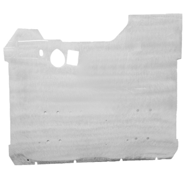 Paintable Clear Poly 1 Piece Floor W/O Shifter Cut Out For Peterbilt 379