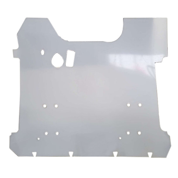 Paintable Clear Poly 1 Piece Floor W/O Shifter Cut Out For Peterbilt 386, 389 Paintable Clear Poly 1 Piece Floor W/O Shifter Cut Out For Peterbilt 386, 389