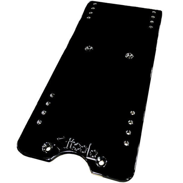 Peterbilt 589 12 Inch Gloss Black Seat Base Adapter W/ Seats Inc Legacy Lo Seat