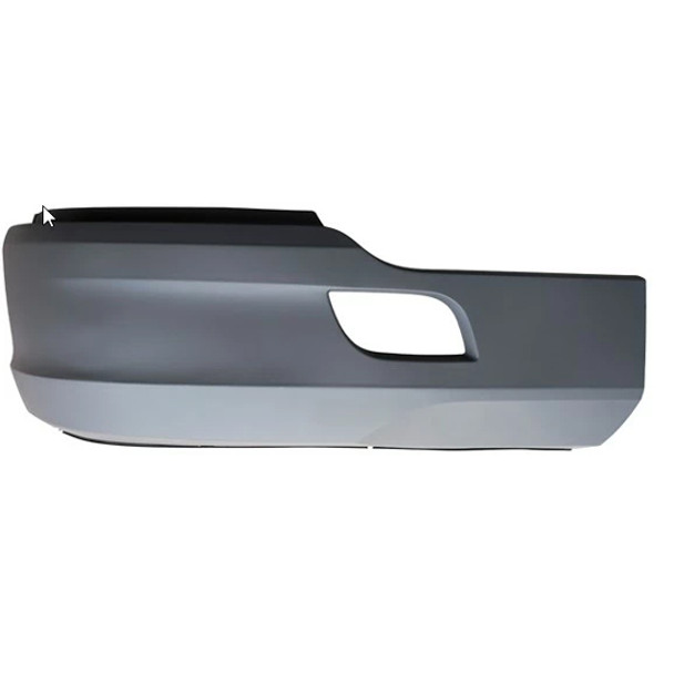 Passenger Side Black Plastic Bumper End Cover W/ Back Support By BESTfit For Kenworth T680 Gen I