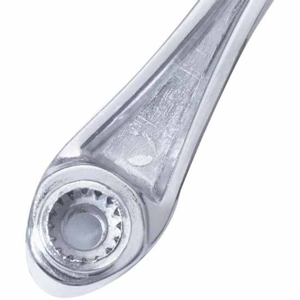 Chrome Window Crank Handle For Splined Window Regulator Shaft