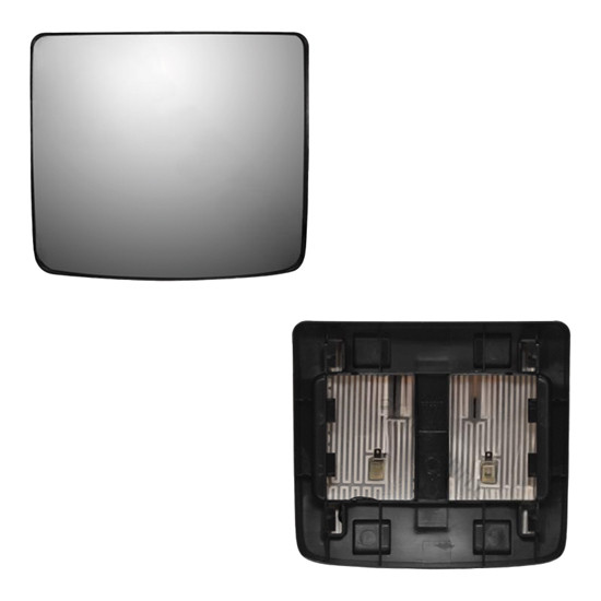 Convex Glass Heated Mirror For Door Mount With Dual Vision For Kenworth T680