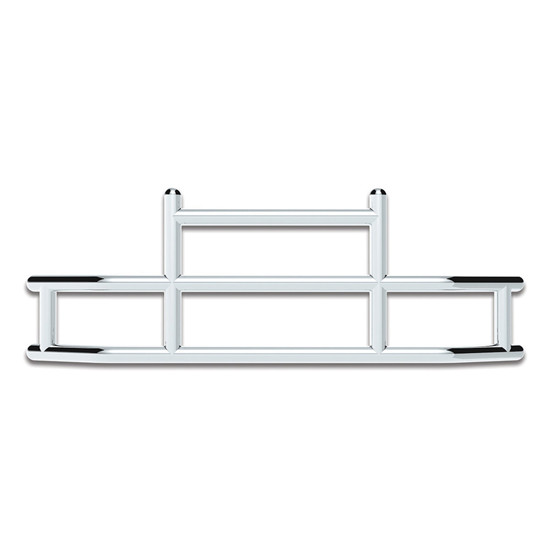 Freightliner Cascadia 113 & 125 Stainless Steel HighwayShield I20 Grille Guard & Bracket Kit