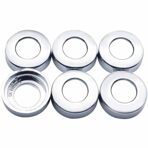 Chrome Toggle Switch Nut Cover For Kenworth (Pack Of 6)