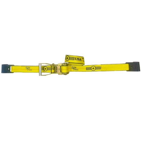 4 Inch X 30 Ft Winch Strap With Flat Hook- 4000 Lb WLL