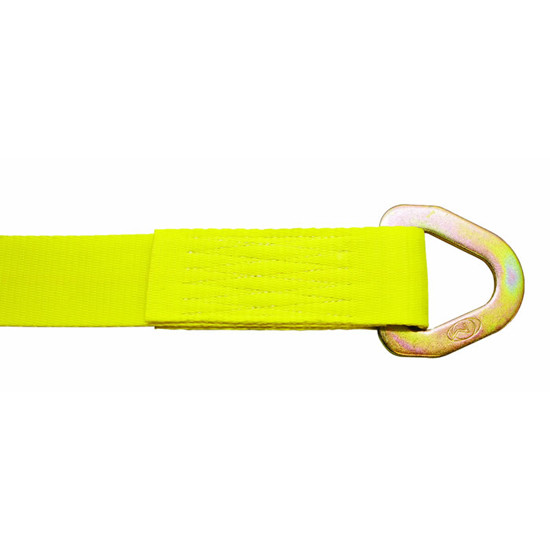 2 Inch X 30 Ft Winch Strap With #110 Delta Ring- 3335 Lb WLL