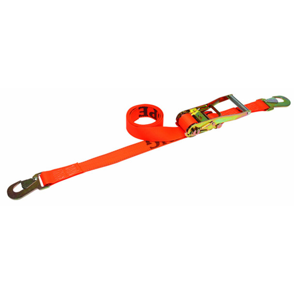 2 Inch X 8 Ft Abrasion Resistant Super Edge Strap With 10K Snap Hooks- 3335 Lb WLL