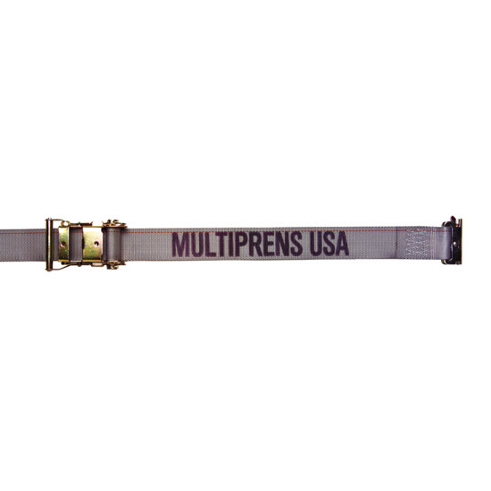 2 Inch X 16 Ft 4K Ratchet Strap W/ E Fittings- 1466 Lb WLL, 4400 Lb Breaking Strength