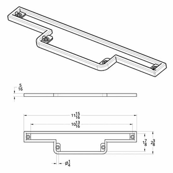 Chrome Dash Instrument Panel Cover  For Peterbilt