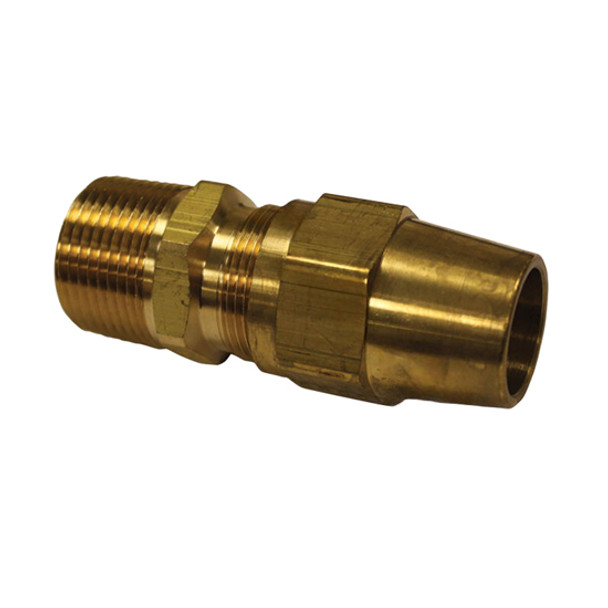 3/4 X 3/4 Inch Brass Male Connector