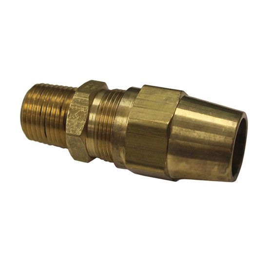 3/4 X 1/2 Inch Brass Male Connector