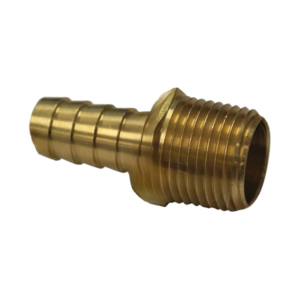 1/2 Inch Barb X 1/2 Inch Pipe Brass Hose Fitting