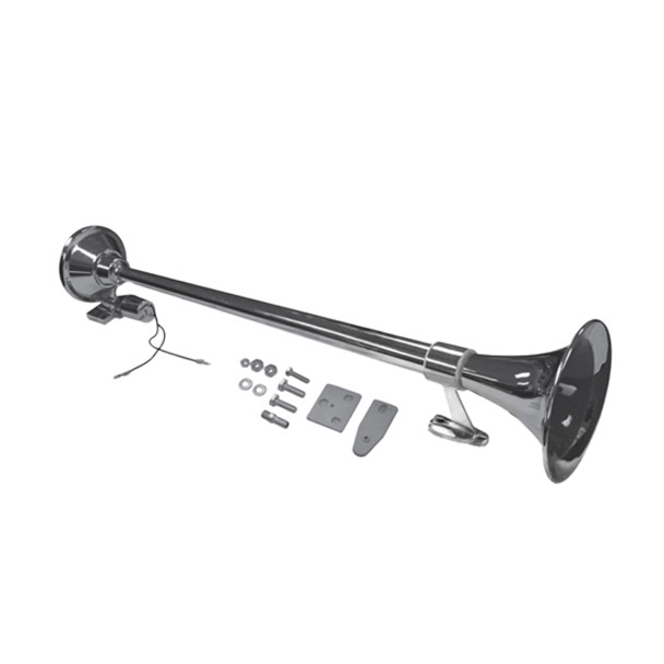 28.25 Inch Chrome Plastic Air Horn