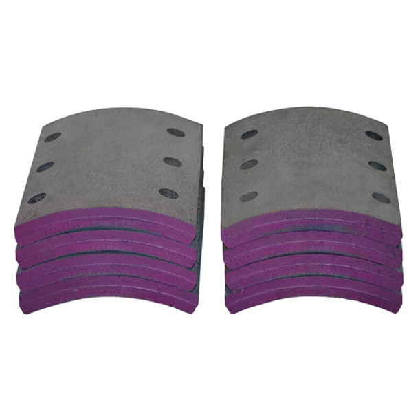 Double Oversize Brake Lining Transit- For 26,000 Lbs GAWR Steer Axles