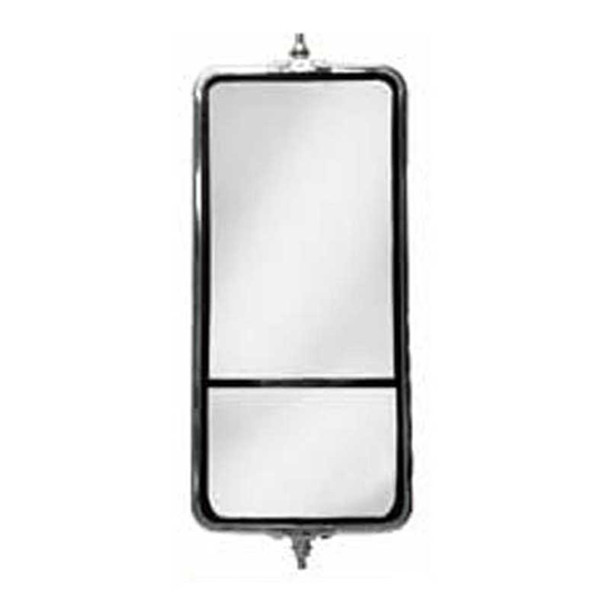 7 X 16 Inch Stainless Steel West Coast Mirror- Dual Vision, Heated & Stud Mount 7 X 16 Inch Stainless Steel West Coast Mirror- Dual Vision, Heated & Stud Mount