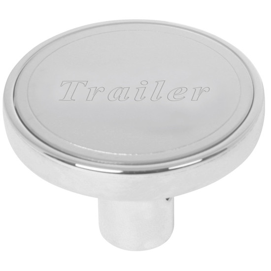 1-15/16 Inch Trailer Air Valve Control Knobs With Stainless Steel Script Plate