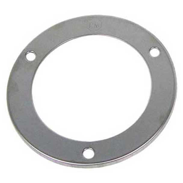 2.5 Inch Stainless Steel Flat Light Bezel W/ Out Visor- 3 Hole Mounting