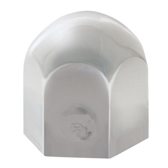 1/2 X 11/16 Inch Chrome Plated Steel Acorn Nut Cover- Push On