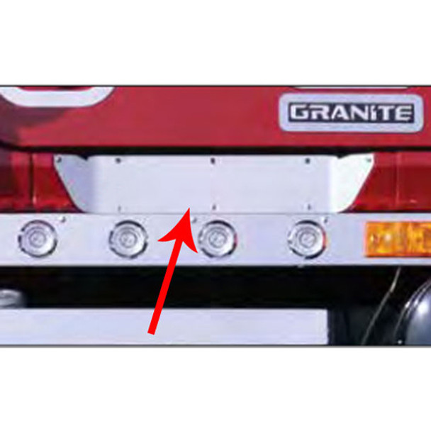 Stainless Steel Scuff Plate Kit- Screw Mount Fits Mack CV713 Granite