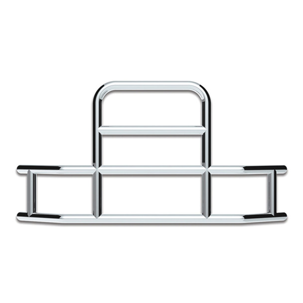 Volvo VNL Gen II Stainless Steel HighwayShield I85R Grille Guard & Bracket Kit