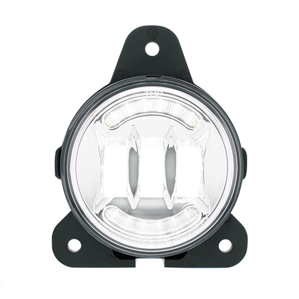 Chrome 6 LED Projector Fog Light Fits Volvo VNR