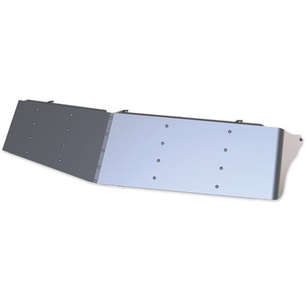 15 Inch Stainless Steel Drop Visor W/ Cab Mounted Mirrors Fits Western Star 4700 15 Inch Stainless Steel Drop Visor W/ Cab Mounted Mirrors Fits Western Star 4700