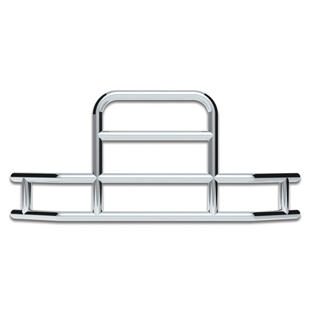 Kenworth T680 & Peterbilt 579 Stainless Steel HighwayShield I85 Grille Guard & Bracket Kit