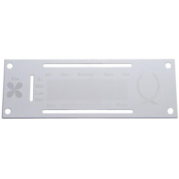 Stainless Steel AC/Heater Plate  For Kenworth