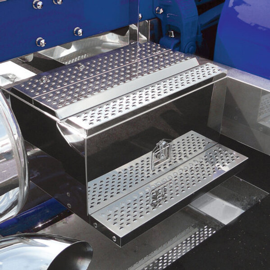 30 Inch Stainless Steel Replacement Battery Box Fits Peterbilt